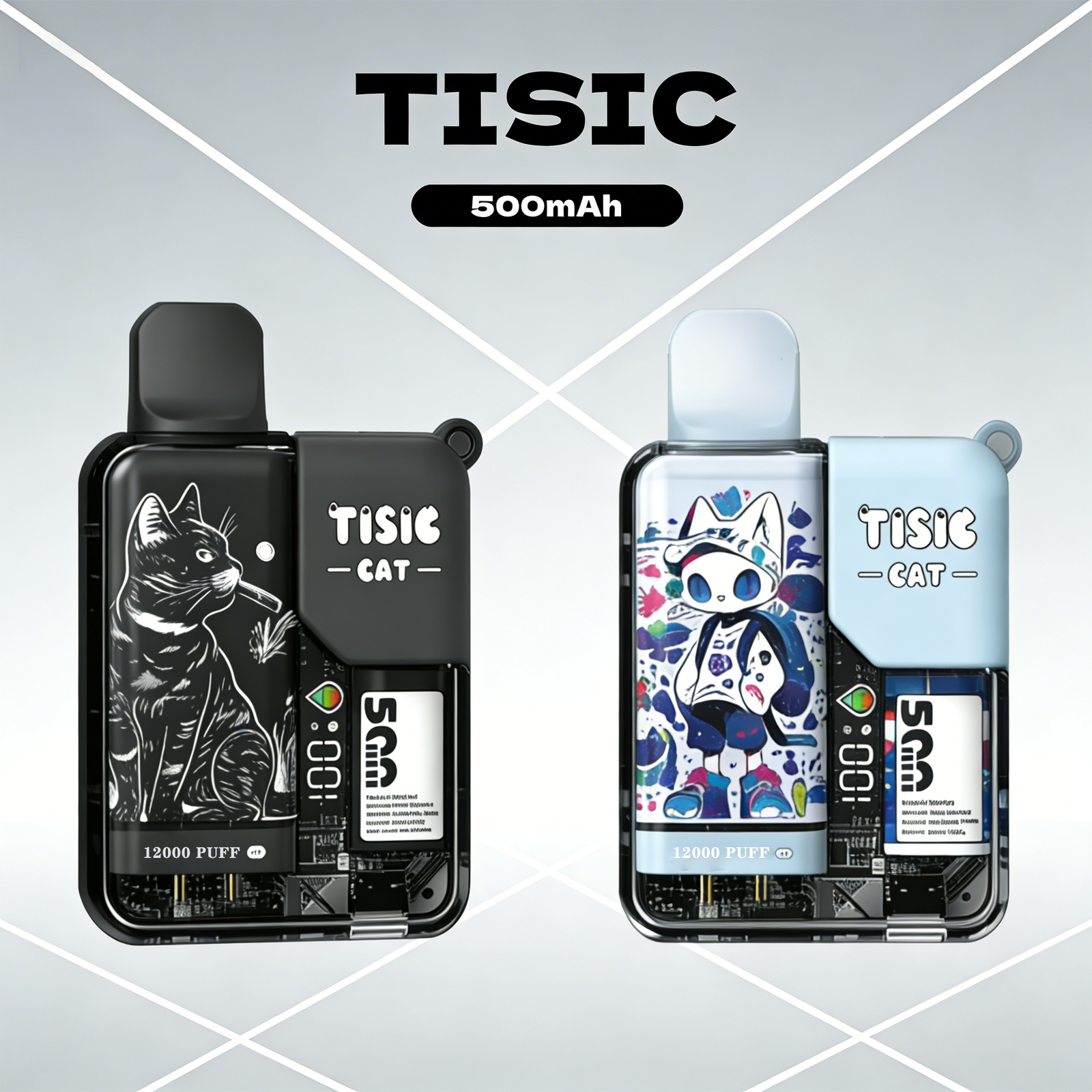 TISIC黑騎士×萌貓派對12000口拋棄式